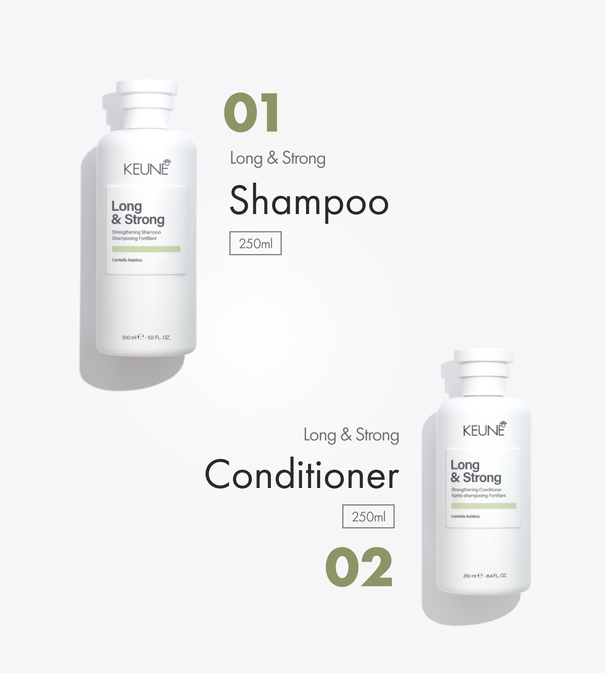 Shampoo, Conditioner und Haarpflegeprodukt für eine gesunde Kopfhaut