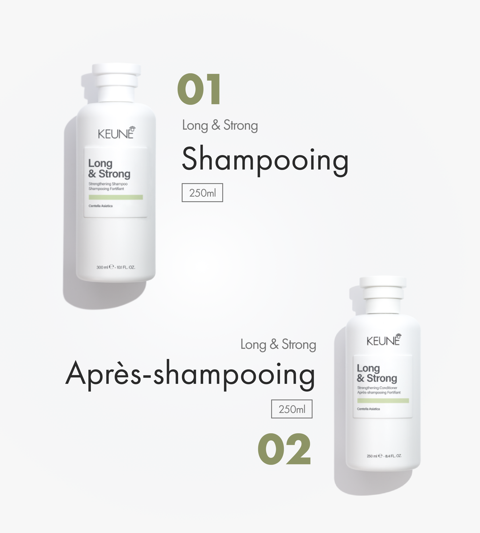 Shampooing, après-shampooing et soin capillaire pour un cuir chevelu sain
