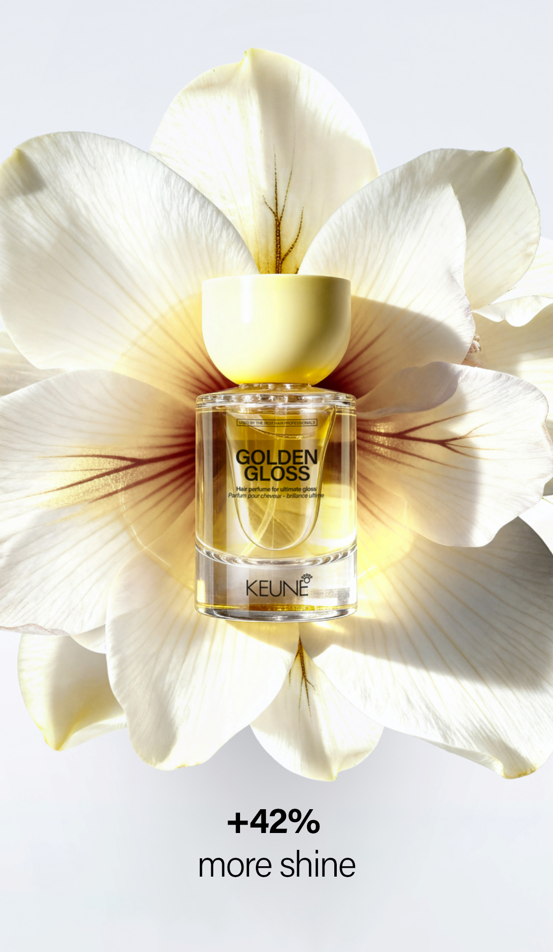 Keune Style hair perfume with floral scent