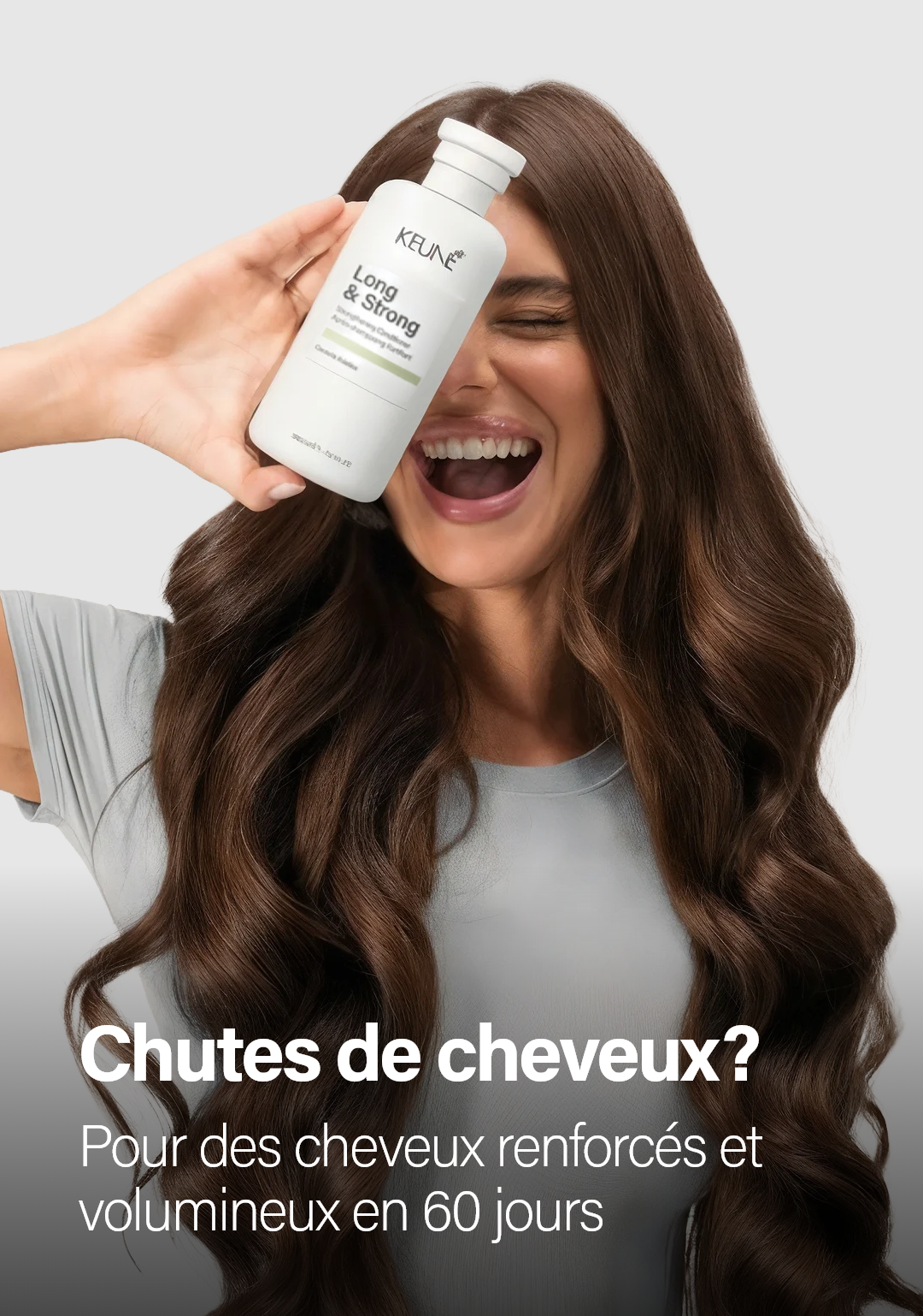 Coffret et produits de soins capillaires pour des cheveux forts