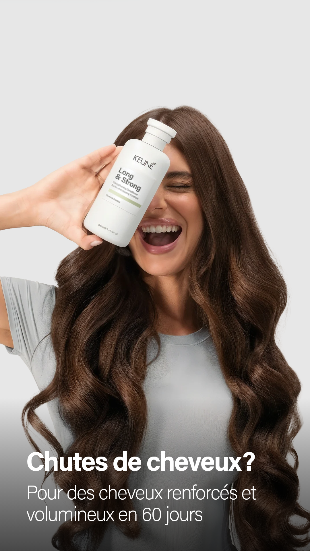 Coffret e produits de soins capillaires pour des cheveux forts