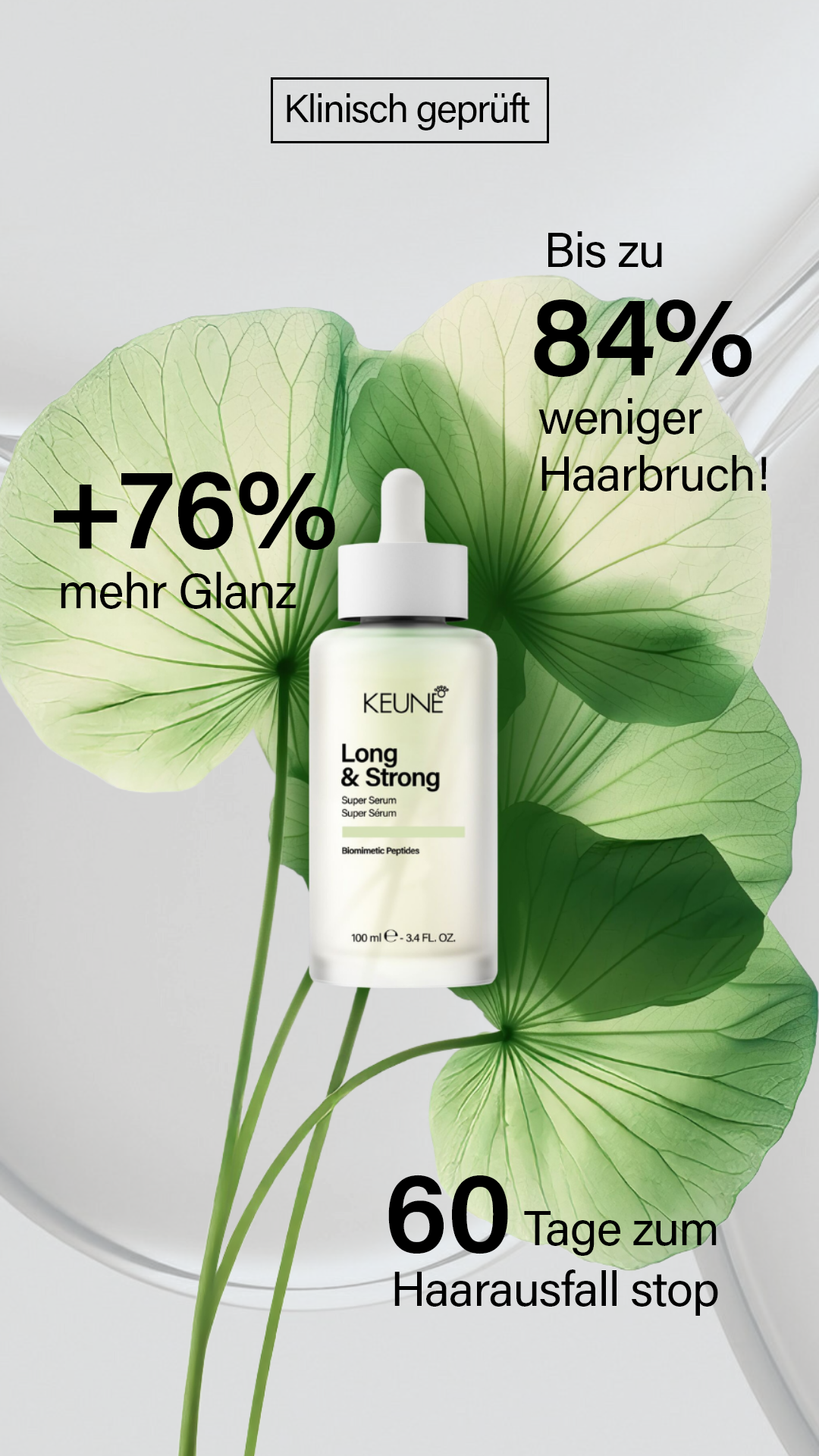Haarpflegeset und Haarpflegeprodukte für kräftiges Haar