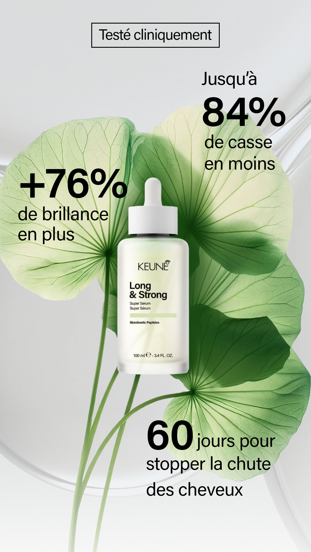 Coffret e produits de soins capillaires pour des cheveux forts