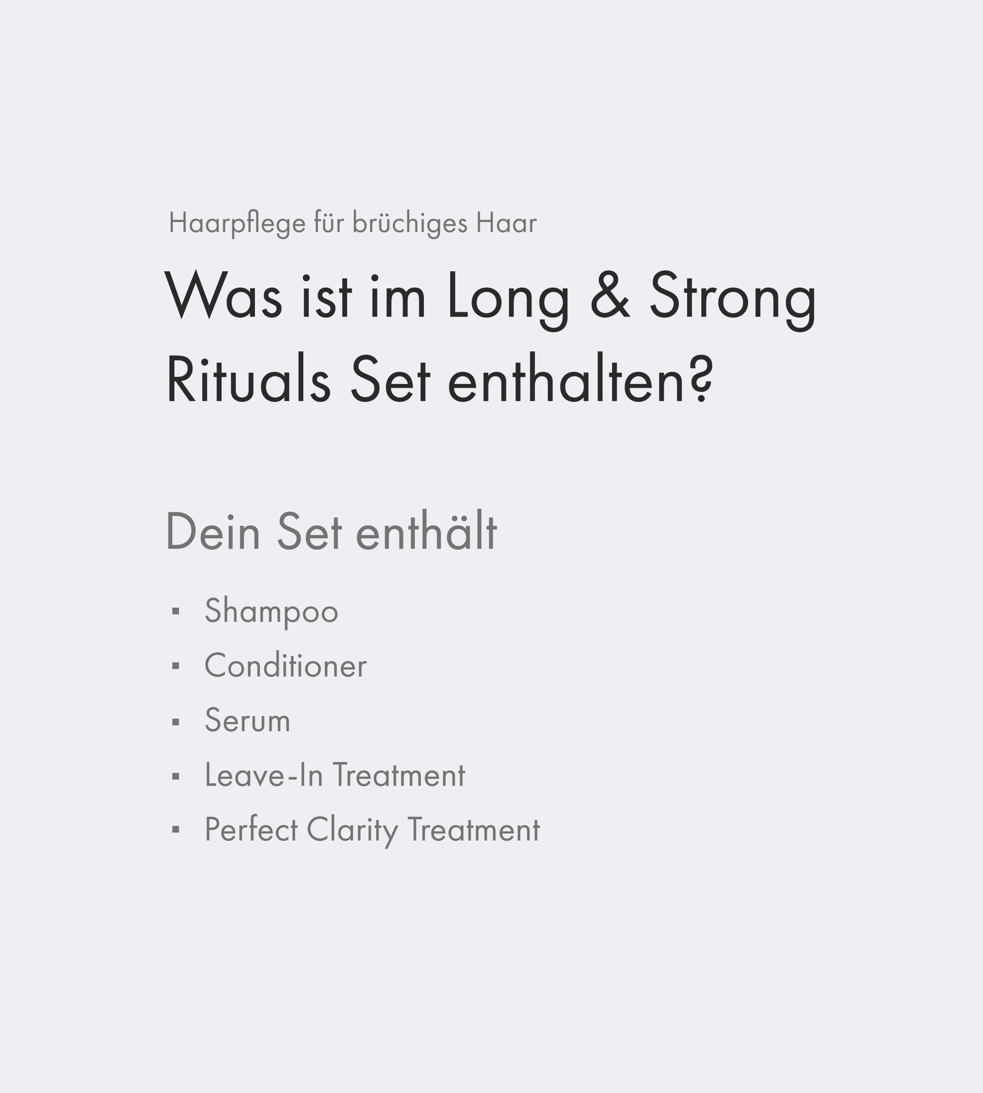 Shampoo, Conditioner und Haarpflegeprodukt für eine gesunde Kopfhaut