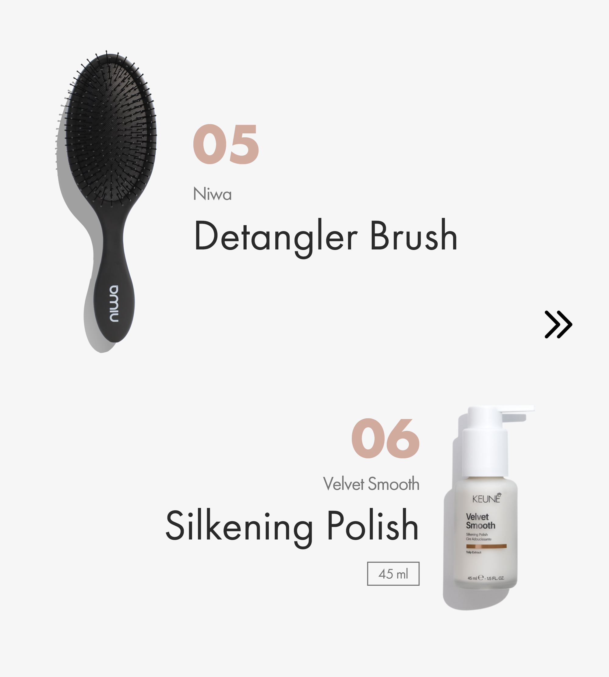 Keune Frizz-Free Pro Set für glattes, seidig weiches Haar. 