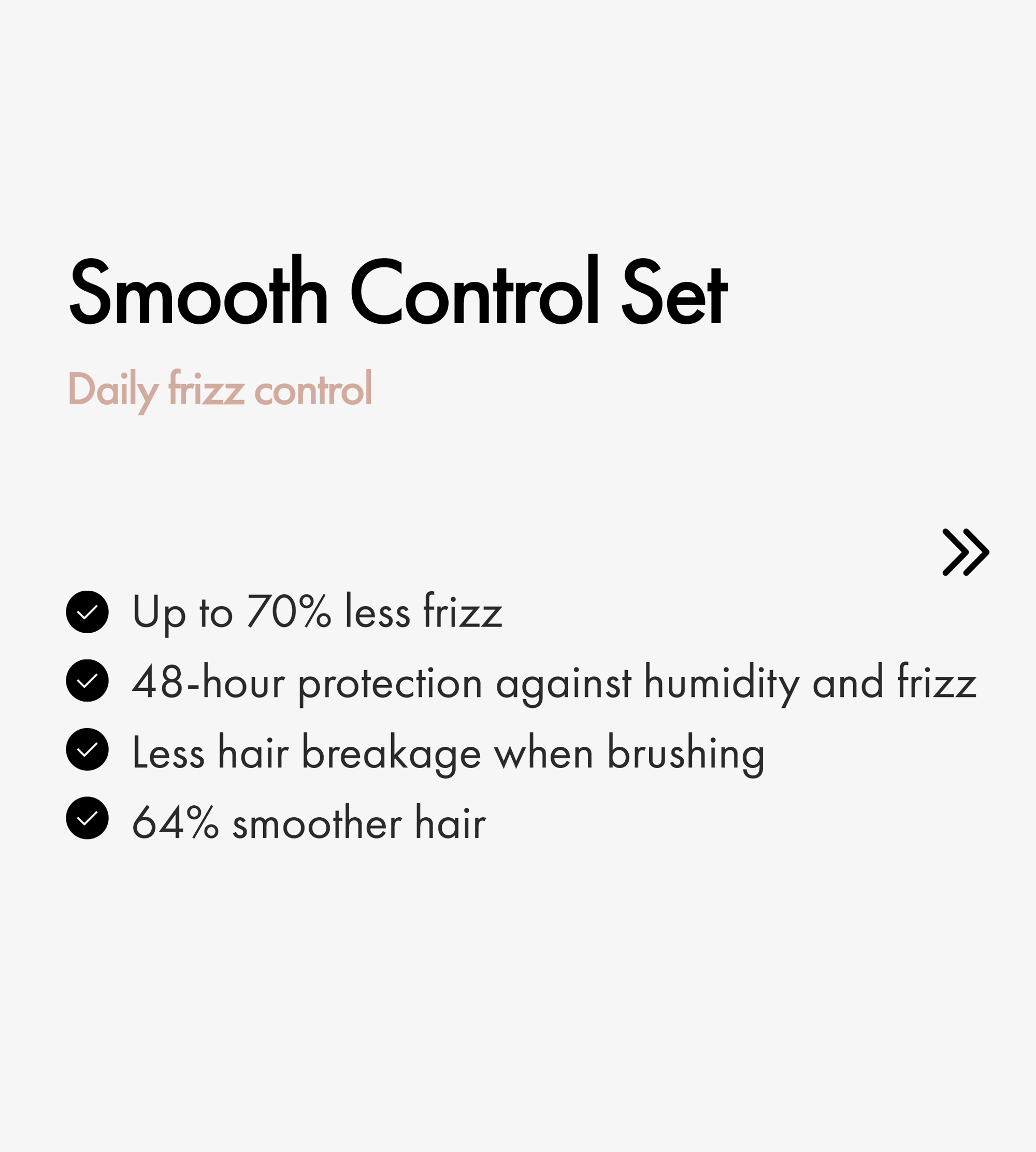 Keune Smooth Control Set with detangler brush for smooth, silky hair.